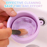 Silicon Makeup Brushes Cleaning Cup